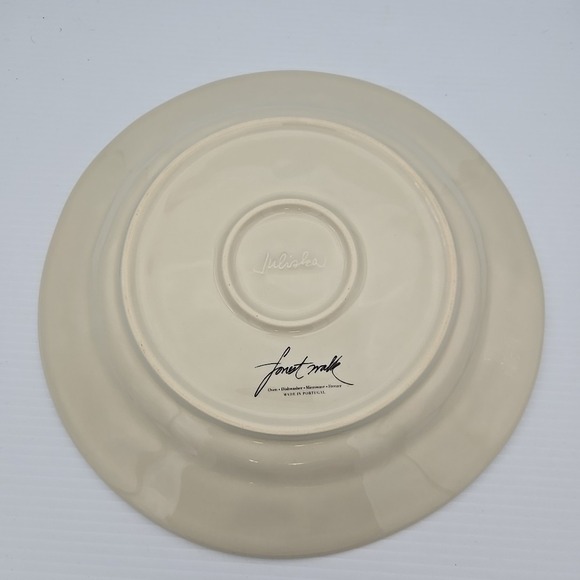 Juliska Forest Walk Dinner Plates 11-inch Feathers Autumn Thanksgiving, Multiple - Picture 3 of 3